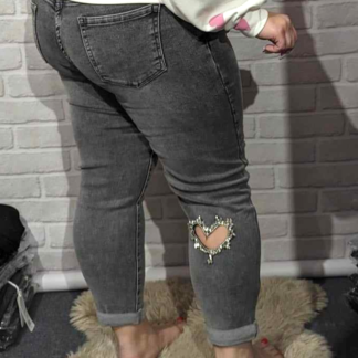 JEANSY SERDUSZKO SZARE