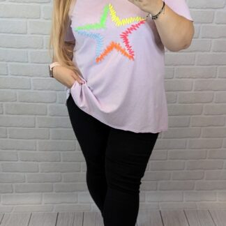 T-SHIRT DEKATYZOWANY GWIAZDKA