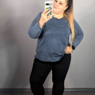 SZARPANA BLUZKA OLIVIA - JEANS