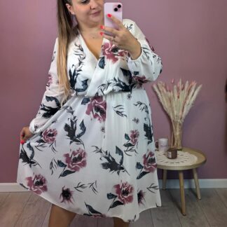 SUKIENKA SZYFONOWA BIAŁA