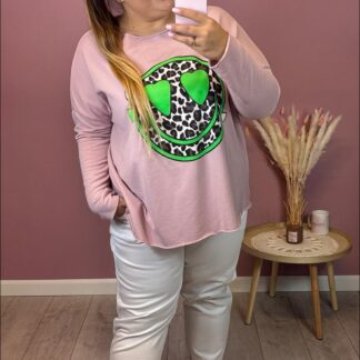 BLUZA BUŹKA - PUDER