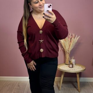 SWETER LIVAN’S RÓŻA - BORDO