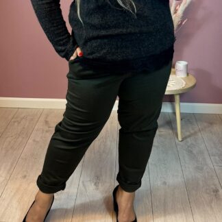 SPODNIE MOM FIT - OLIWKA