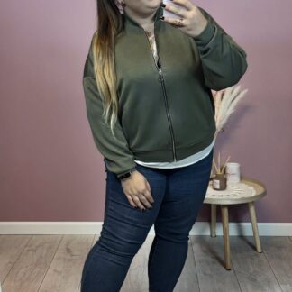 BOMBERKA ONECOLOR - MNIEJSZA, OLIWKA