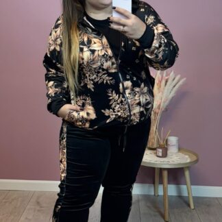 DRES WELUROWY LIŚCIE