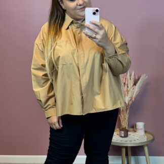 KOSZULA PLISA - BEŻ