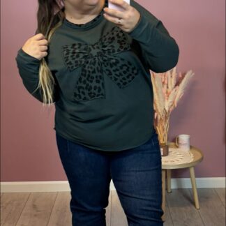 BLUZA KOKARDKA - MORSKA