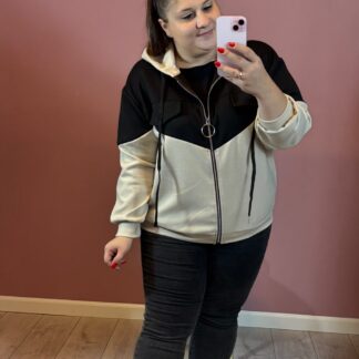 BLUZA BOMBERKA - CZARNA