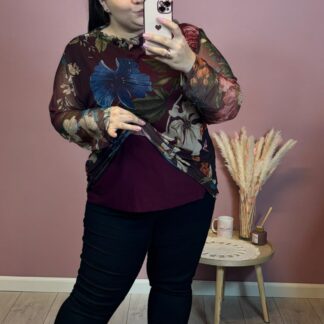 SIATECZKOWA BLUZKA KOLIBER